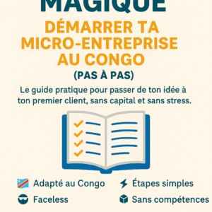 Checklist " démarrer une micro entreprise au Congo ( pas a pas)"