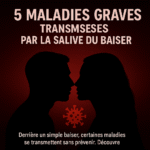 5 maladies graves transmises par la salive du baiser