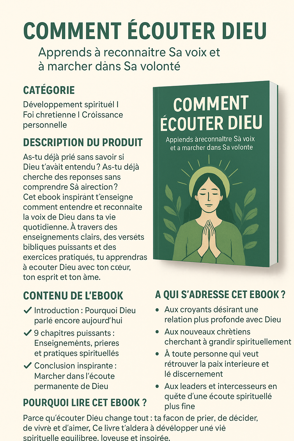 Comment écouter Dieu