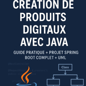 Maîtrisez la création de produits digitaux avec Java