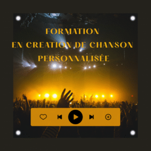 Formation en création de chanson personnalisée