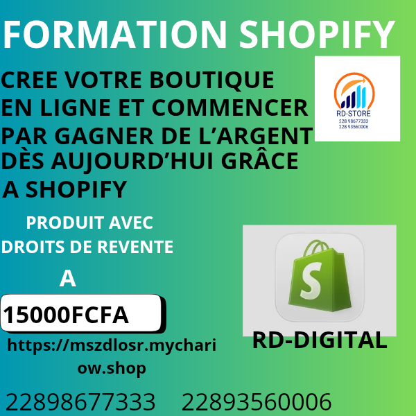 FORMATION SHOPIFY 2025