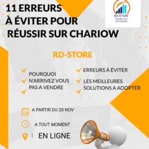 11 ERREURS À ÉVITER POUR RÉUSSIR DANS LE BISNESS EN LIGNE