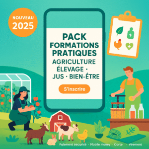 Formation Complète : Élevage, Agriculture, Fabrication de Jus & Bien-Être