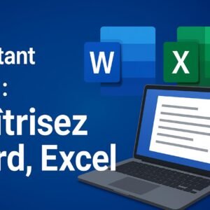 💻 De Débutant à Pro : Maîtrisez Word, Excel