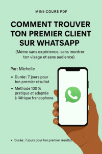 💬 Comment trouver ton premier client sur WhatsApp (sans expérience, sans se montrer et sans audience)