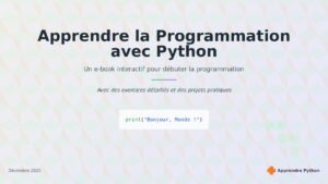 Apprendre la Programmation avec Python