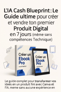L’IA cash blueprint : Le Guide ultime pour créé et vendre Ton premier produit digital en 7 jours (meme sens compétences technique)