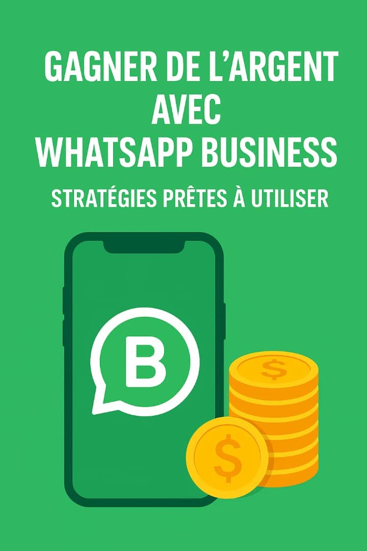 Gagner de l'argent avec WhatsApp Business