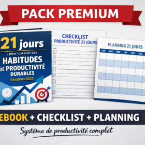 21 Jours habitudes de productivité durables