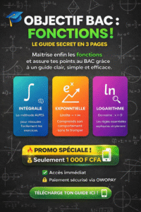 ​Objectif Bac : Le Guide Secret des Fonctions (Tle C & D)