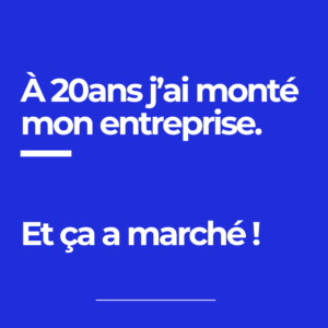 À 20ans j'ai monté mon entreprise et faire mon premier 100 000 f grâce à cet ebook
