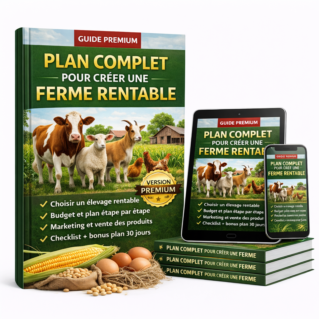 Plan complet pour créer une ferme rentable