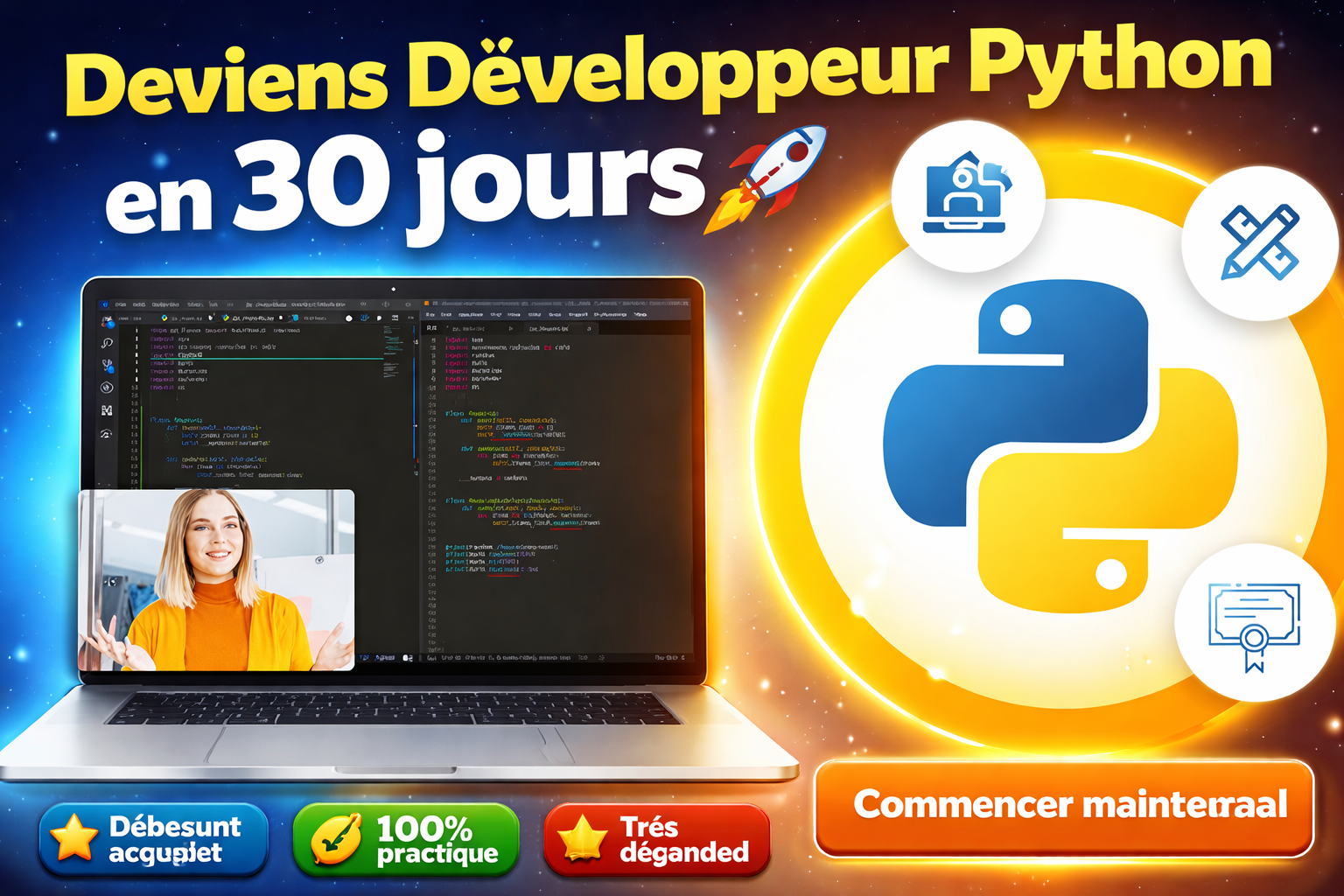 Apprenez Python Facilement – De Débutant à Programmeur Pro 🐍💻