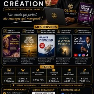 Affiche promotionnelle personnalisé