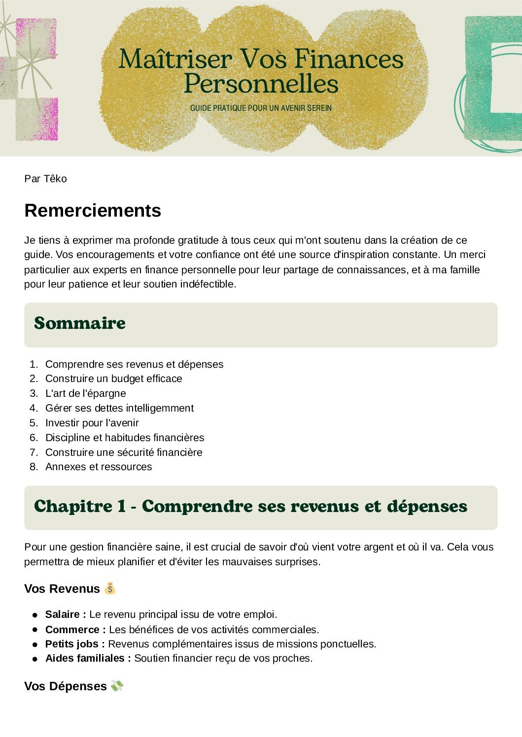 Comment gérer ses finances