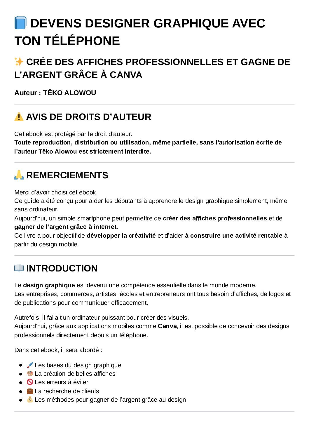 Comment gagner de l&rsquo;argent