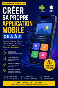créé sa propre application mobile