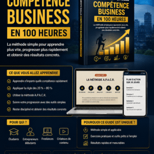 Guide d’apprentissage des valeurs et d’acquisition des compétences et connaissances dans les affaires